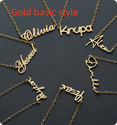 Nom Custom Name Pendant Necklace 2