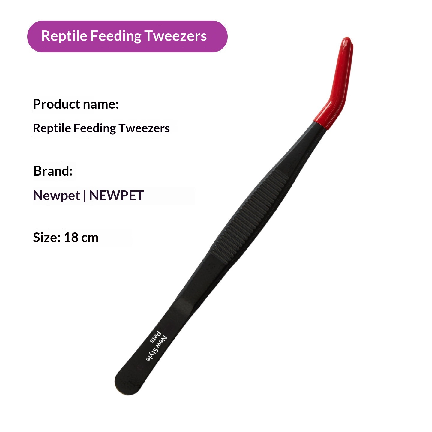 Stainless Steel Cleaning Manure Crawler Professional Climbing Pet Feeding Tweezers — image 1