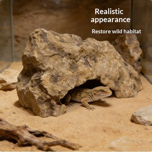 Climbing Pet Simulation Rock Landscape Shelter Mane Lion Lizard Guard Lizard Snake Cave Hiding Rest detail photo 5