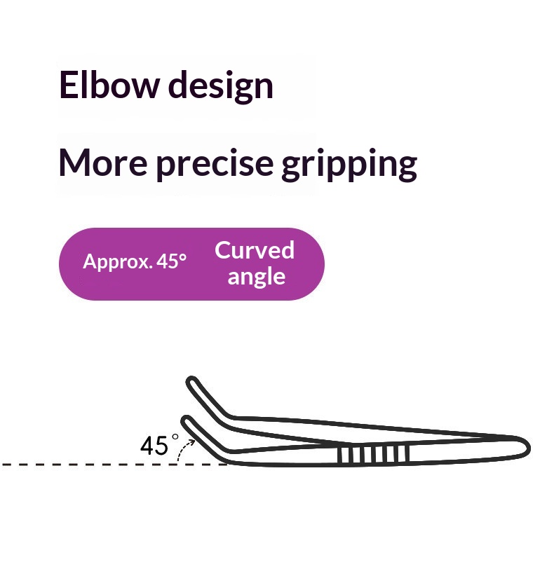 Stainless Steel Cleaning Manure Crawler Professional Climbing Pet Feeding Tweezers detail photo 4
