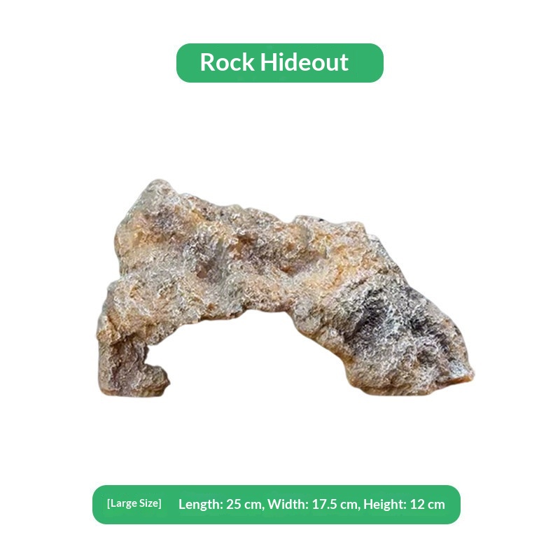 Climbing Pet Simulation Rock Landscape Shelter Mane Lion Lizard Guard Lizard Snake Cave Hiding Rest