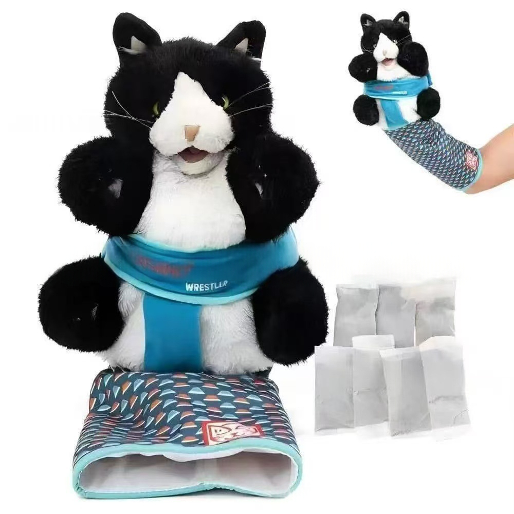 Cat Wrestling Gloves Safe Interactive Play Toy