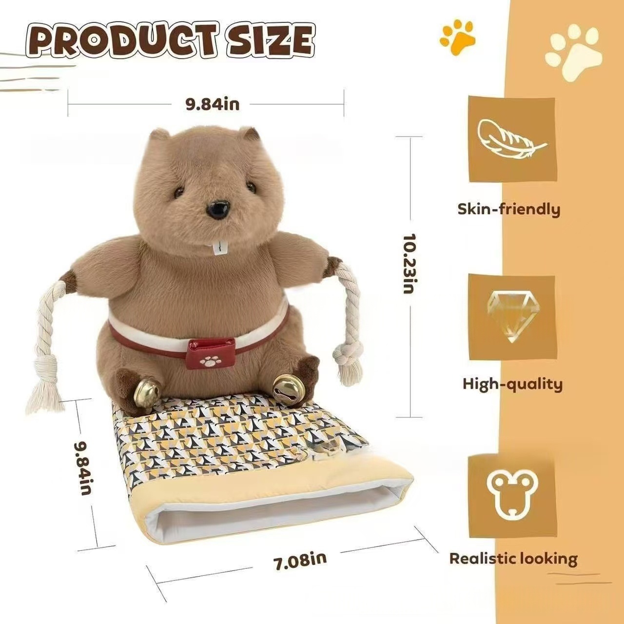 Cat Wrestling Gloves Safe Interactive Play Toy detail photo 1