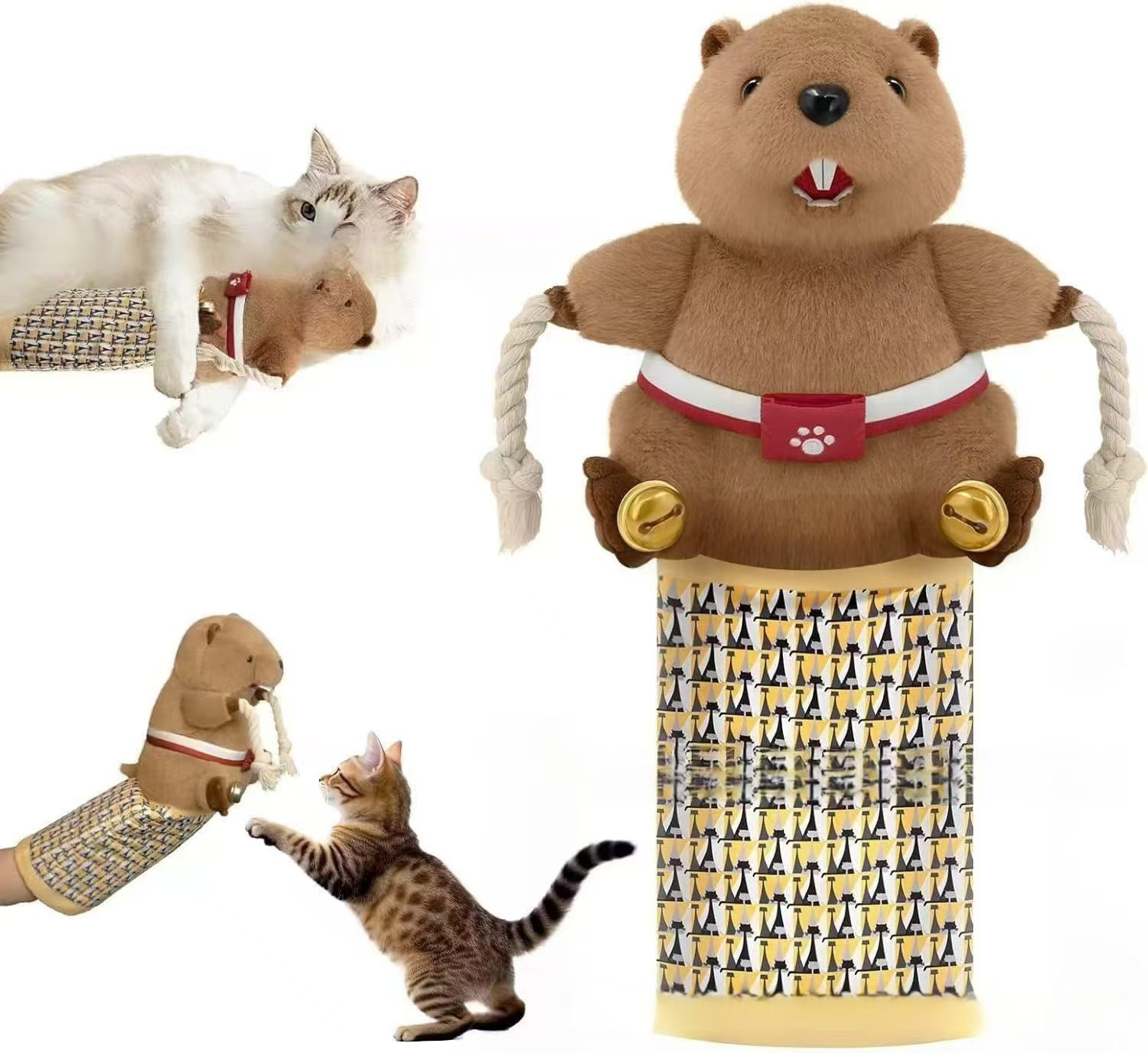 Cat Wrestling Gloves Safe Interactive Play Toy detail photo 7