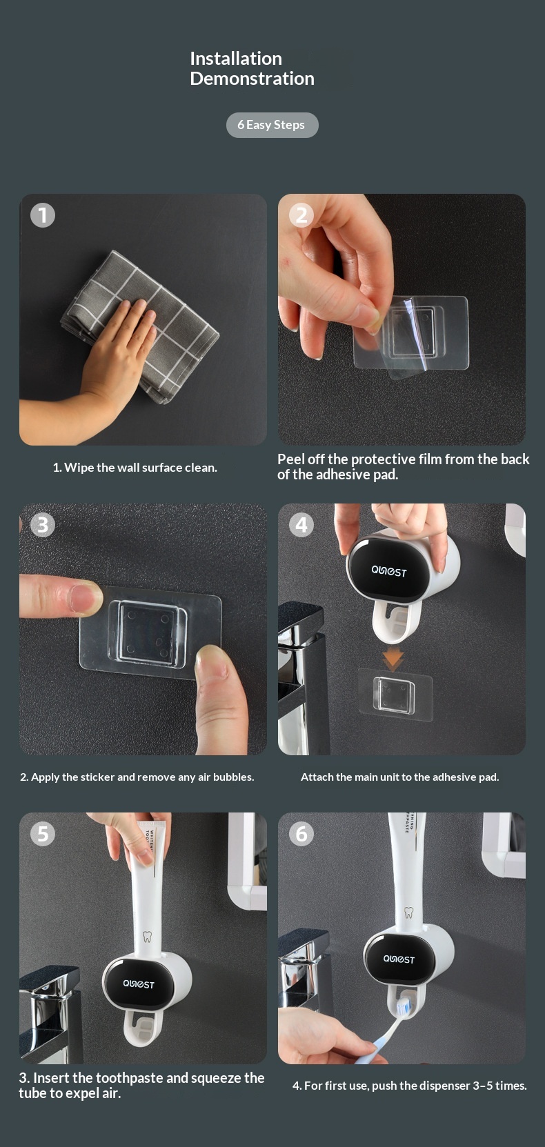 Creative Automatic Toothpaste Dispenser Set 9820fd81 4e06 4ada 94ff 434629ad6daa Trans