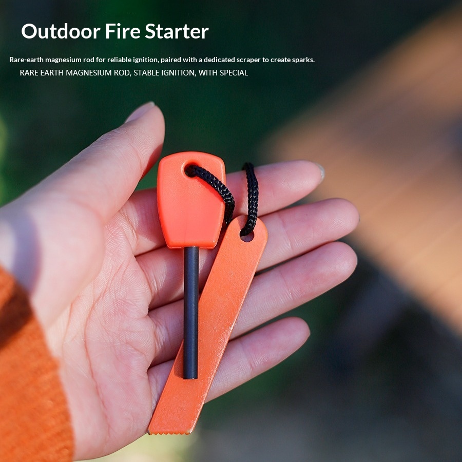 Survival Outdoor Gear Solid Sandwich-style Fire Starter