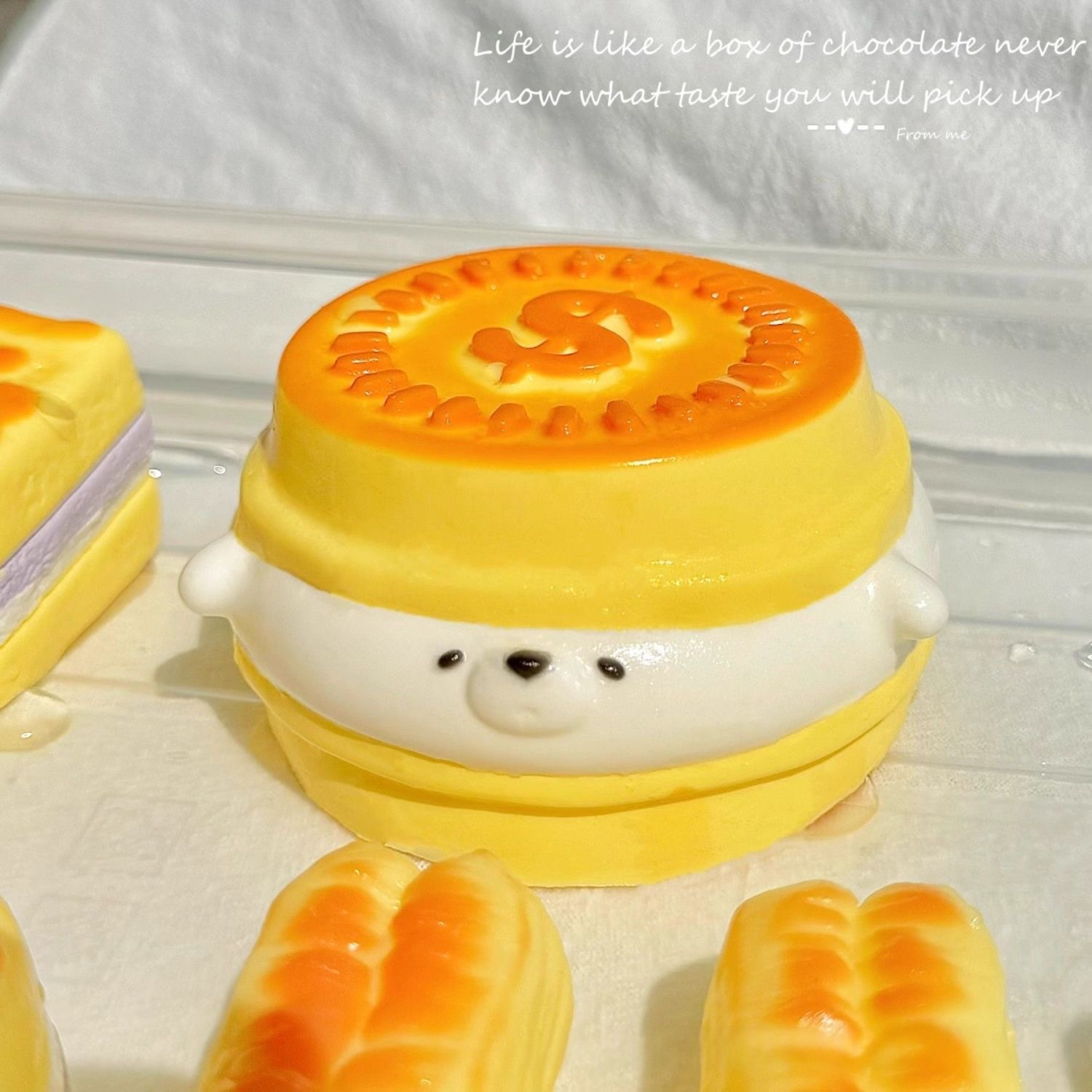 Big Fat Fried Dough Stick Silicone Handmade Toy detail photo 2