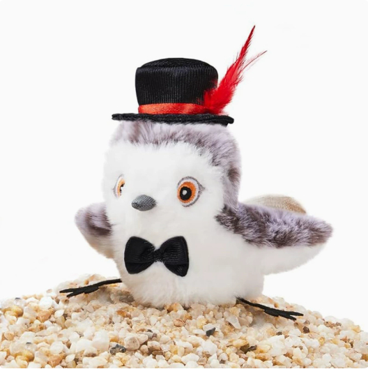 Interactive Cat Plush Toys For Indoor Cats Automatic Flapping Bird Cat Toy USB Rechargeable Electronic Pet Enrichment Toys — image 1
