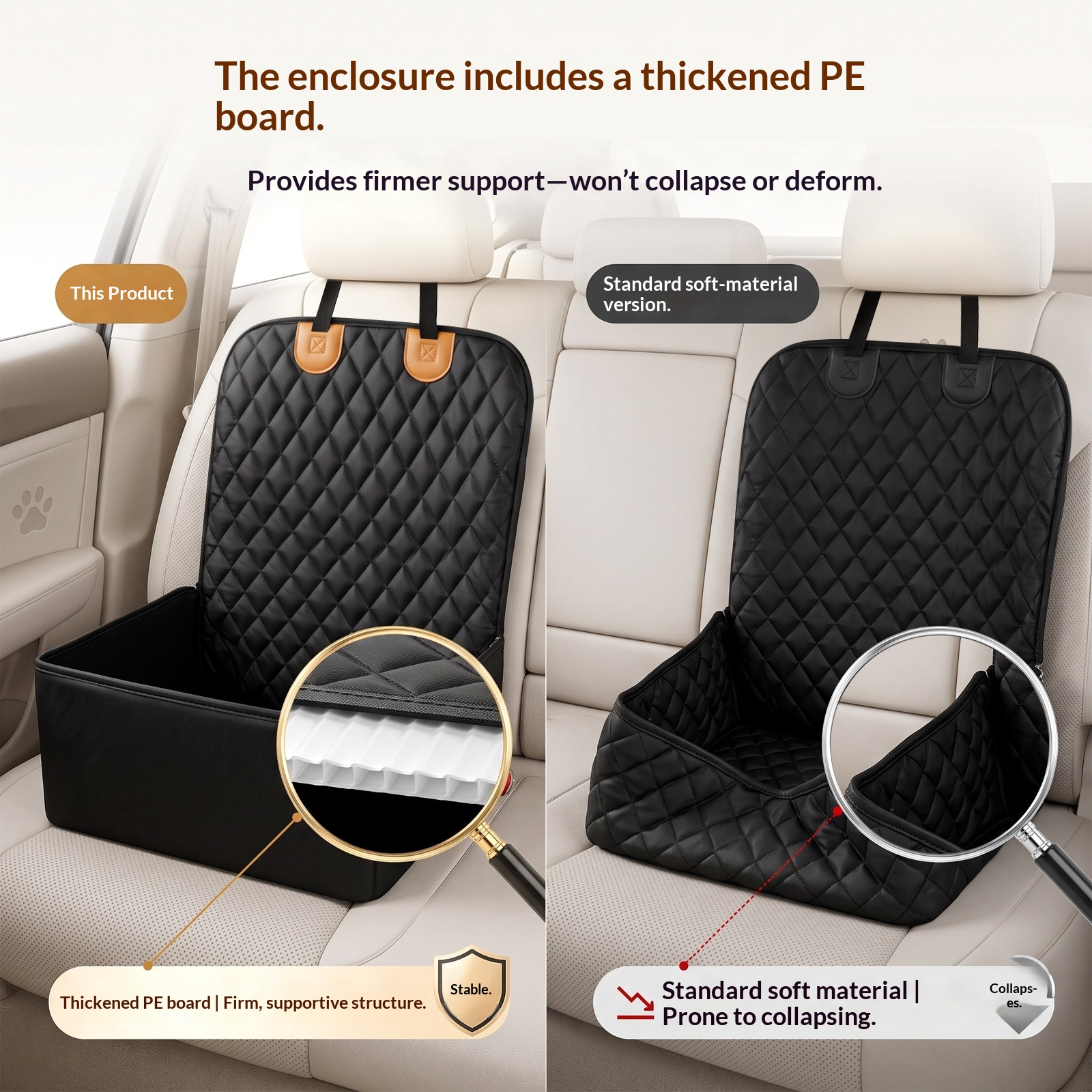 Pet Cat Car Seat Mat Dog Crate Pad detail photo 11