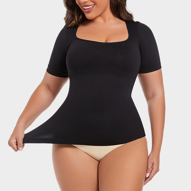 Short Sleeve Tummy Control Bodysuit