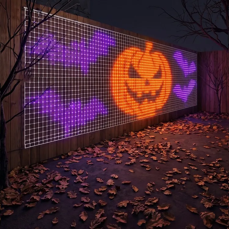 Smart RGB Mesh String Lights for Outdoor Use