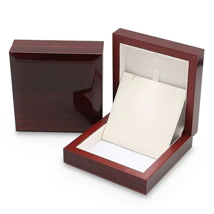 Cutie de bijuterii flip-top în stil european și american cu margini teșite