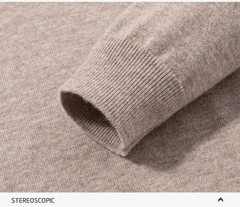 Men's Wool Half-Zip Stand-Collar Jumper image 6