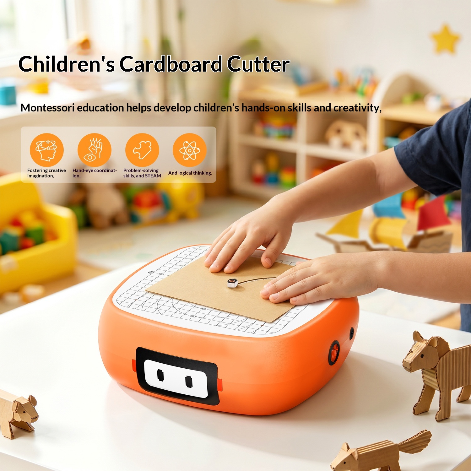 Children's Cardboard Cutting Machine Safe Toy