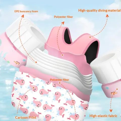 Children's Swimming Training Equipment Baby Armbands and Floatation Ring