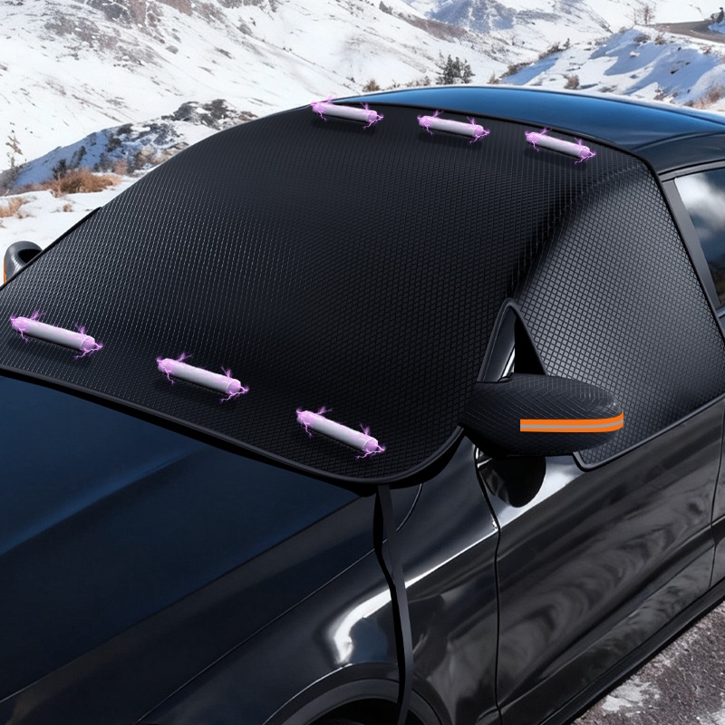 Magnetic Waterproof Car Windshield Snow Frost Sun Shade Cover — 1