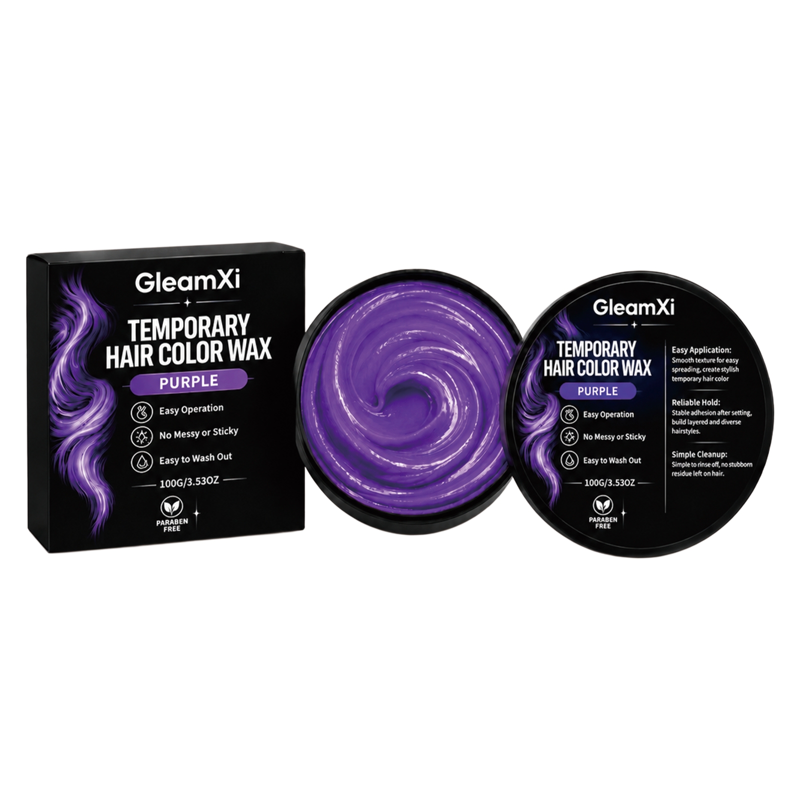 Temporary Hair Wax