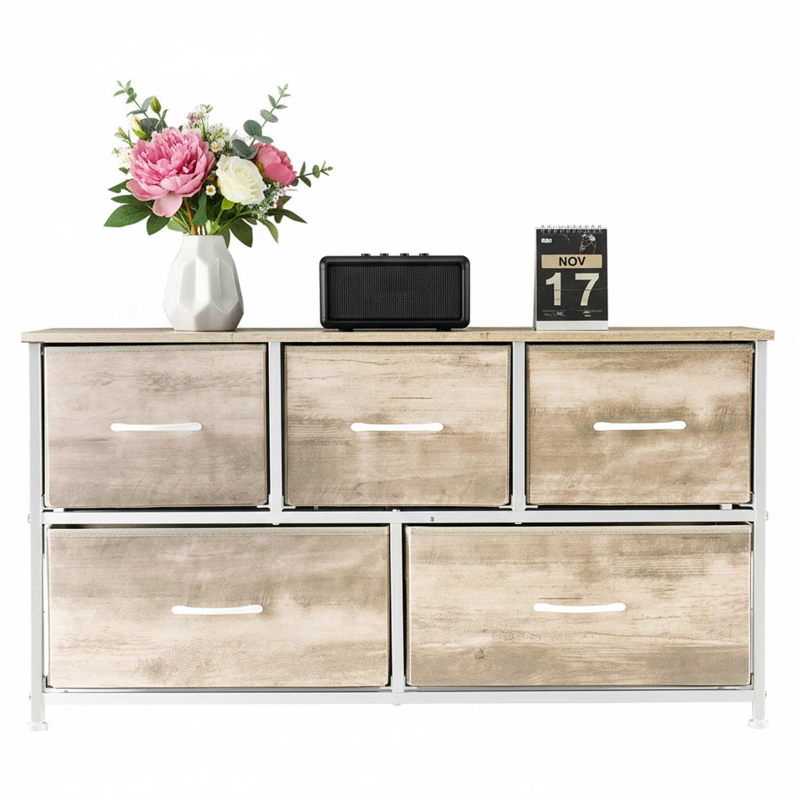 Wooden Top Cabinet Night Stand Dresser For Closet image 49