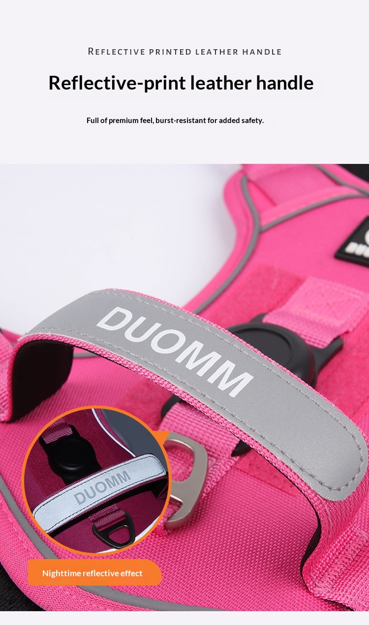 Dog Harness Compatible With Airtag Tracker detail photo 17