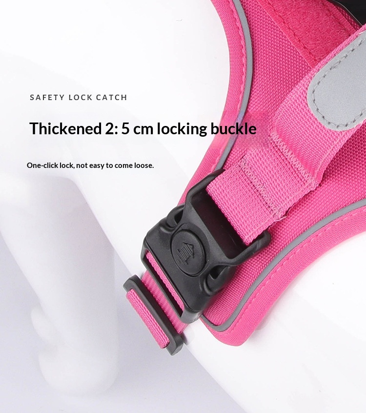 Dog Harness Compatible With Airtag Tracker detail photo 13