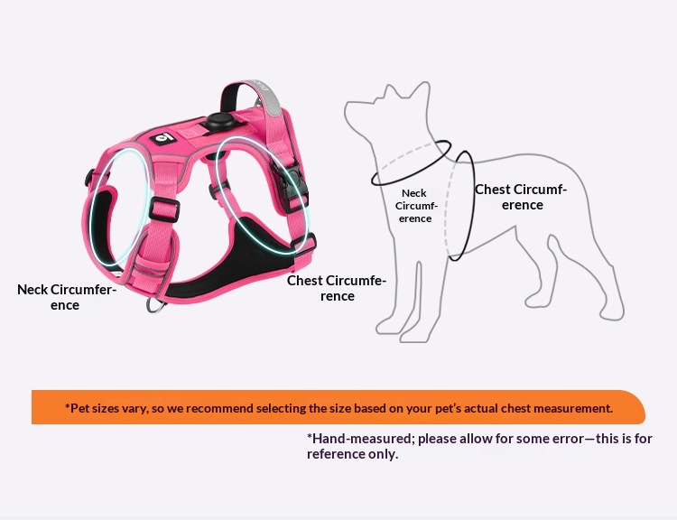 Dog Harness Compatible With Airtag Tracker detail photo 15