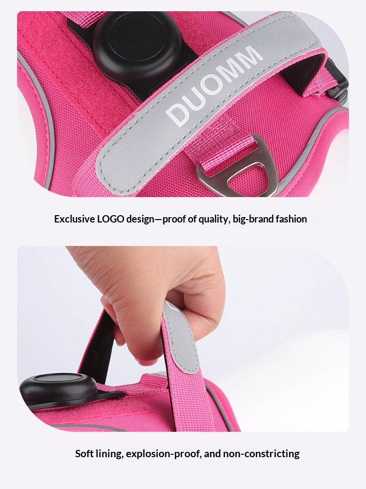Dog Harness Compatible With Airtag Tracker detail photo 5