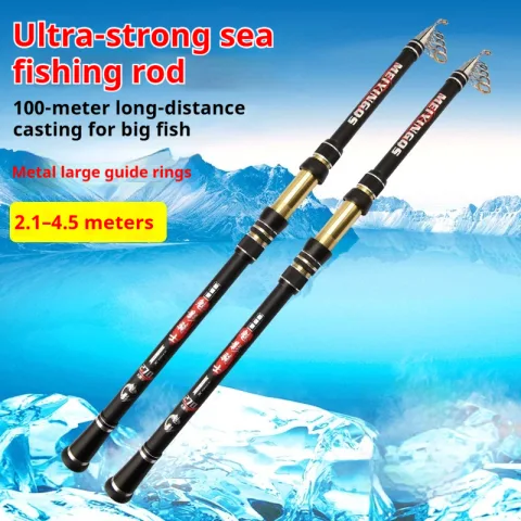 Long-cast Ultra-hard Short-section Sea Fishing Rod and Casting Rod