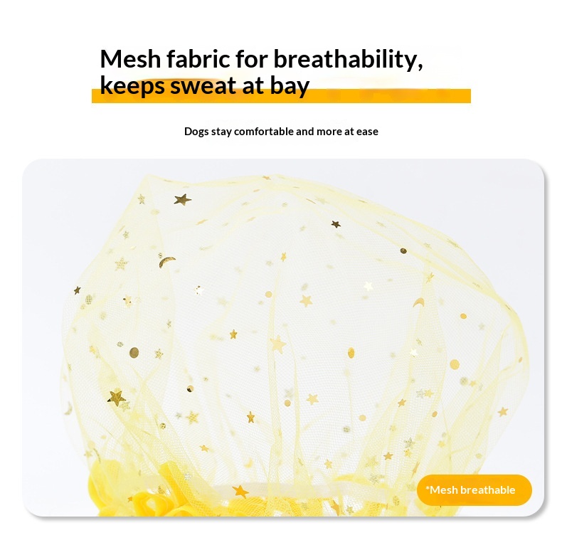 Dog Anti-ingestion Breathable Veil Mask detail photo 7