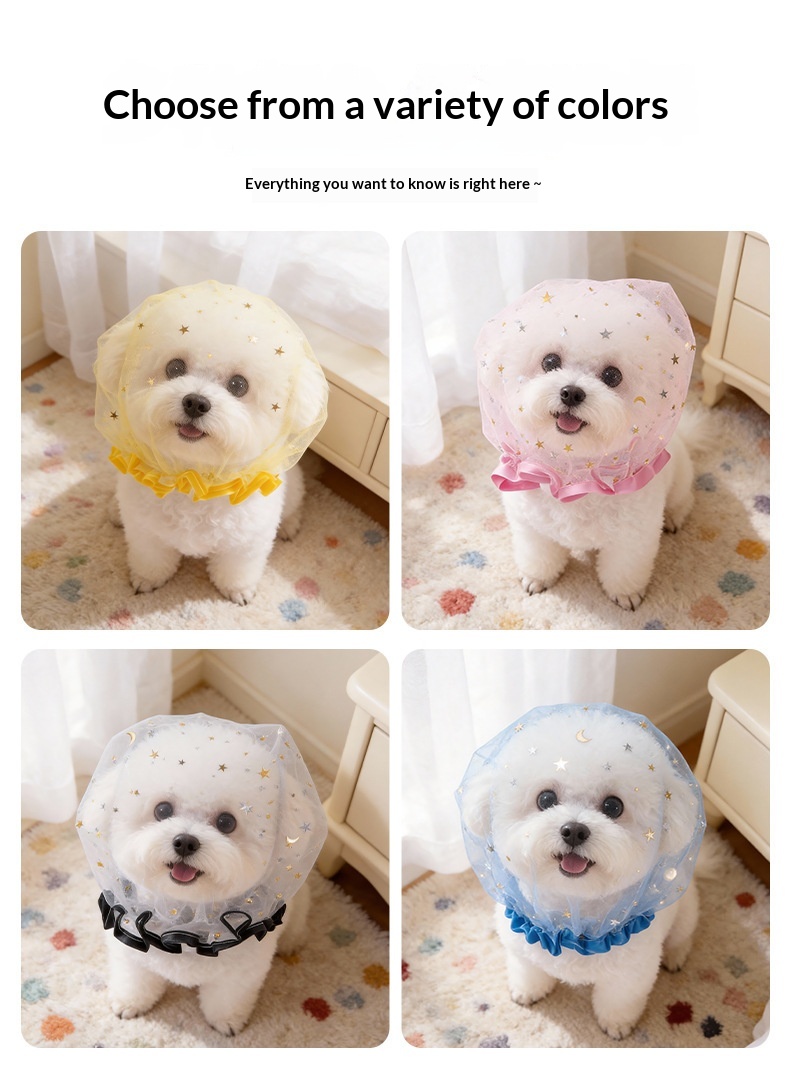 Dog Anti-ingestion Breathable Veil Mask detail photo 5