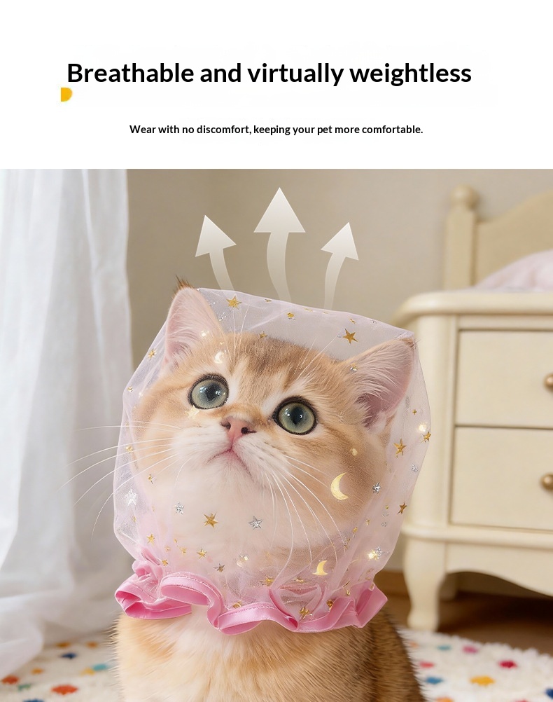 Dog Anti-ingestion Breathable Veil Mask detail photo 9