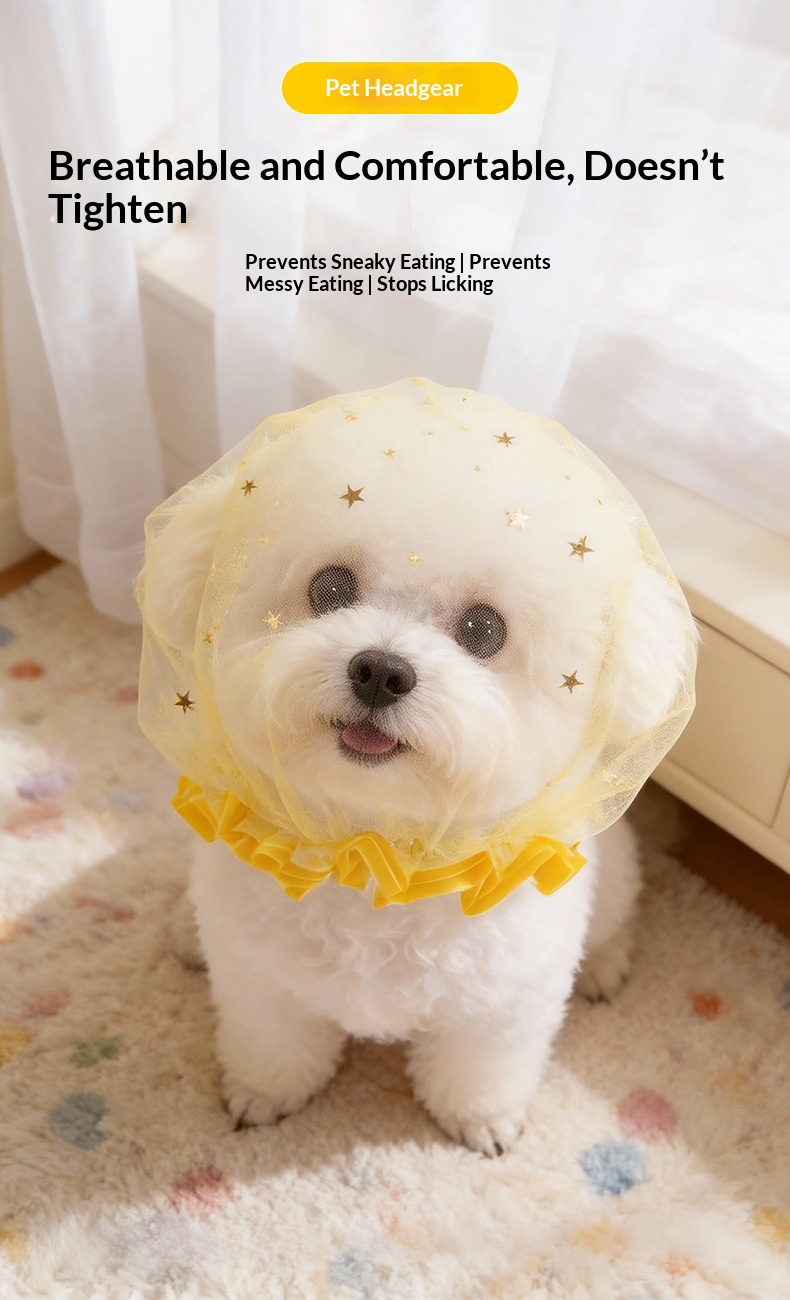 Dog Anti-ingestion Breathable Veil Mask detail photo 8