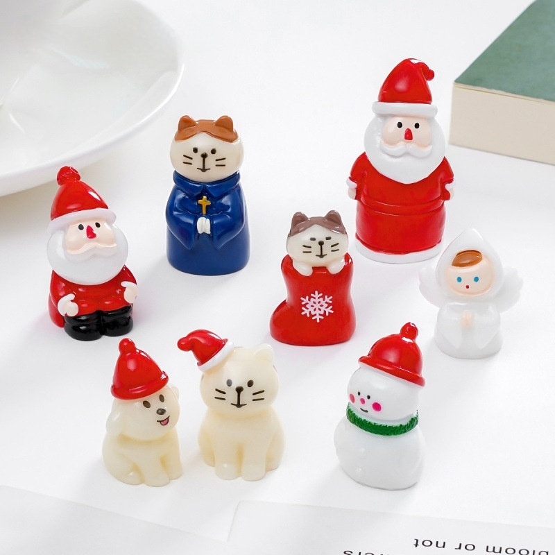 Cute Santa Claus Decorations Small Ornaments