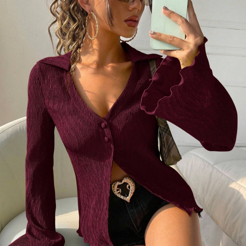 Retro Long-sleeve Close-stitched Women's Clothing