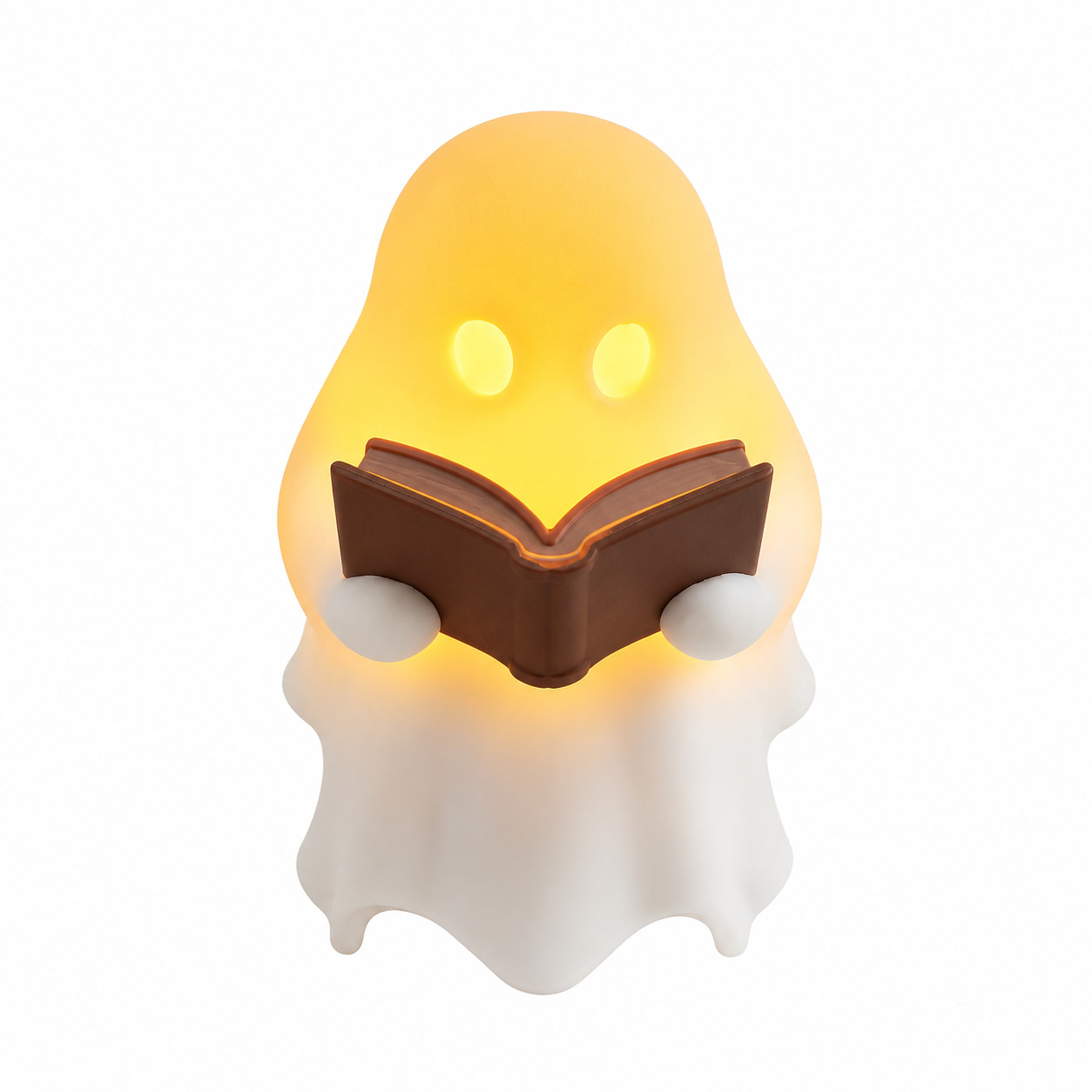 Cute Ghost Reading Book Lamp (5X6.5X6.8 cm-Not included