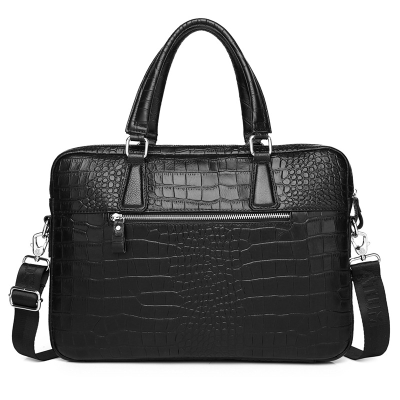 Men's Leather Business Briefcase Genuine Leather Laptop Bag