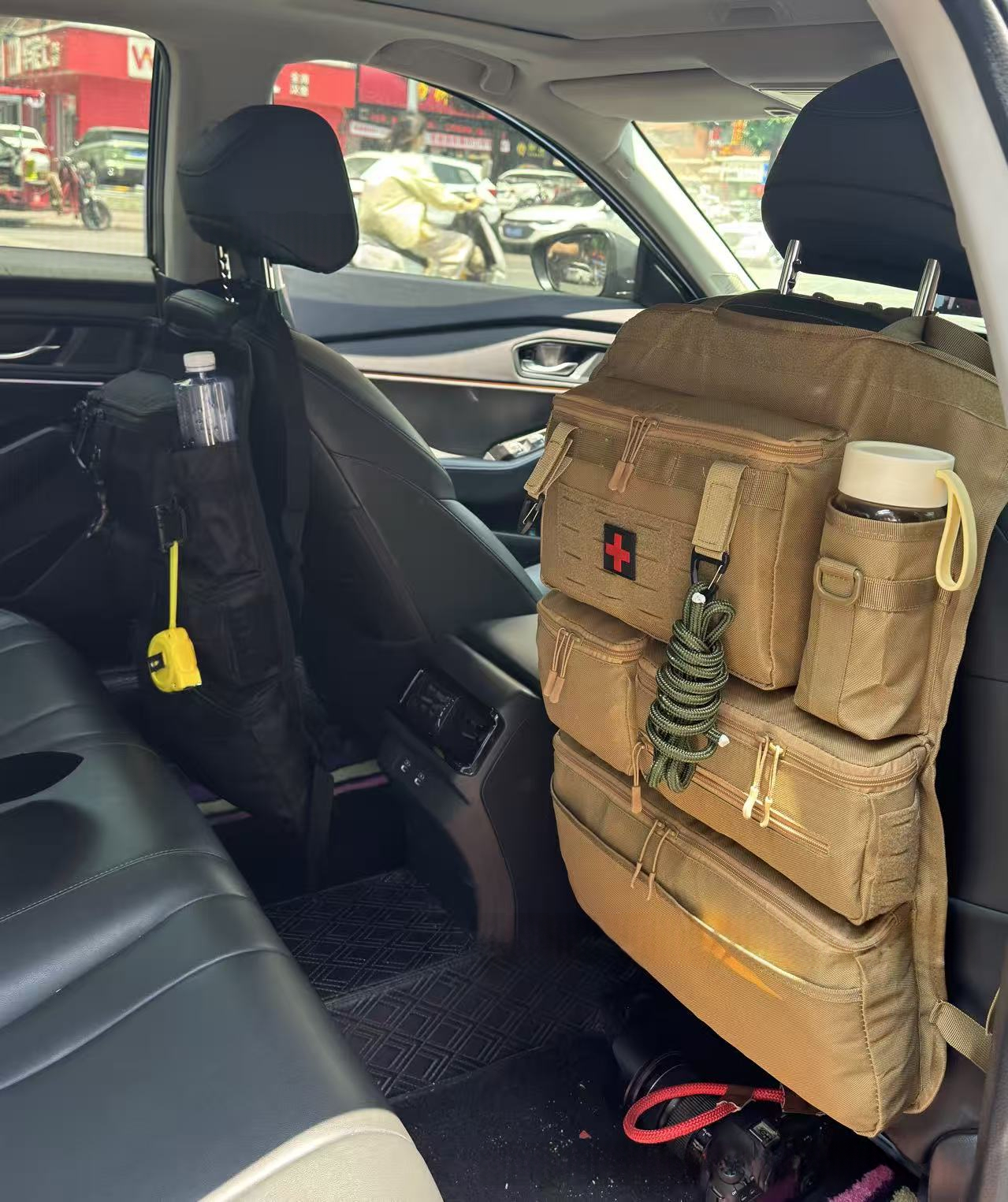 Car Rear Seat Tactical Hanging Organizer Bag – Multi-Functional Vehicle Storage Organizer for Tools, Accessories & Travel Essentials