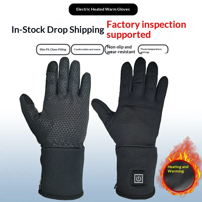 Women's Non-Slip Touchscreen-Compatible Heated Gloves