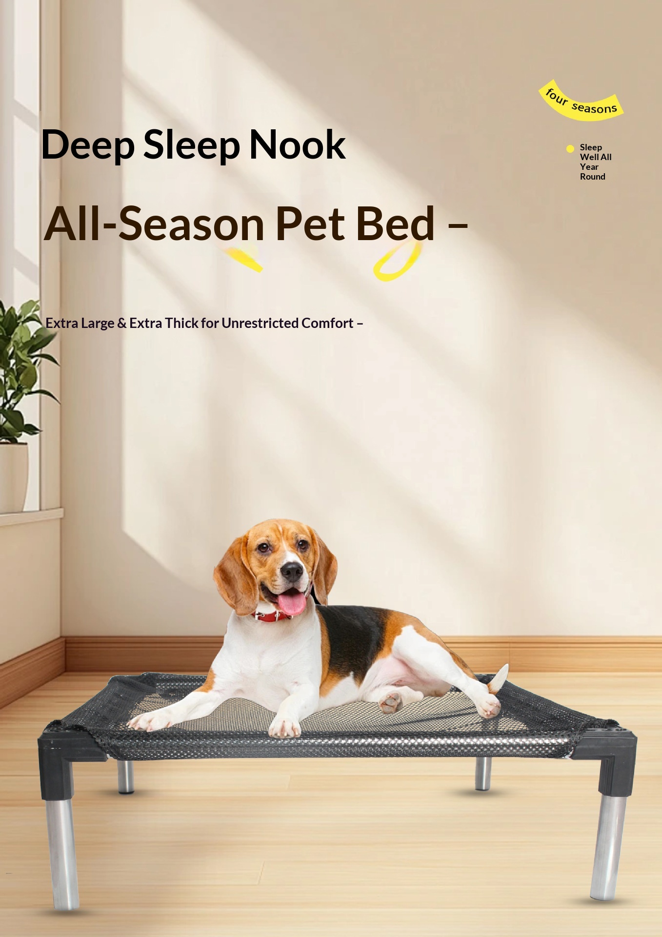 Elevated Pet Bed For Small And Medium-sized Dogs detail photo 4