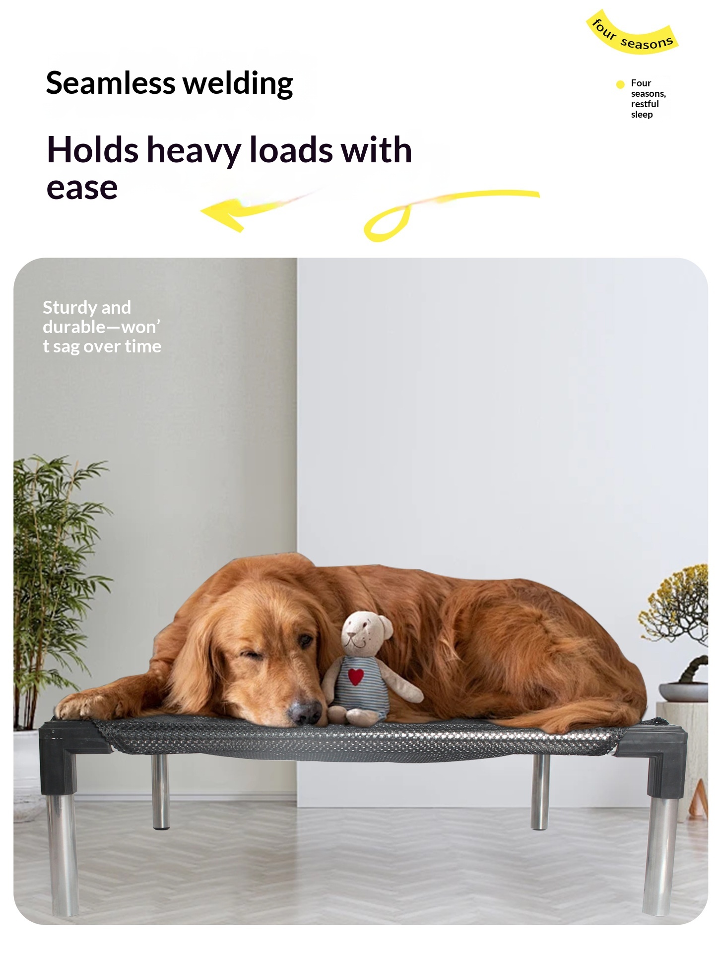 Elevated Pet Bed For Small And Medium-sized Dogs detail photo 3