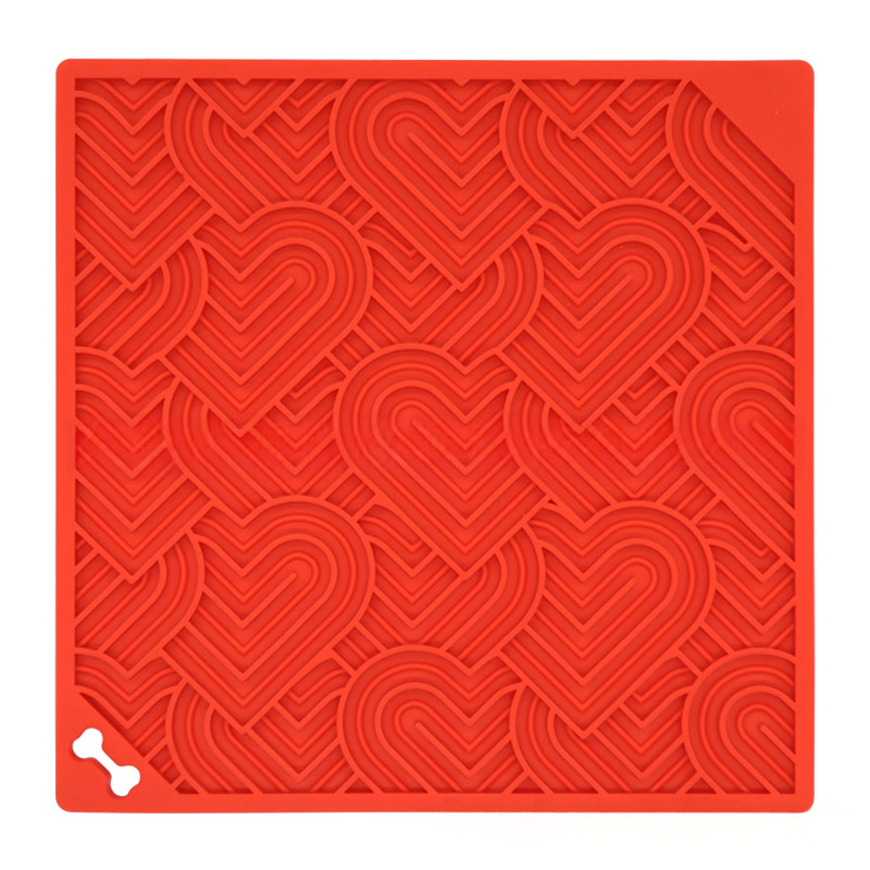 Heart-Shaped Licking Mat