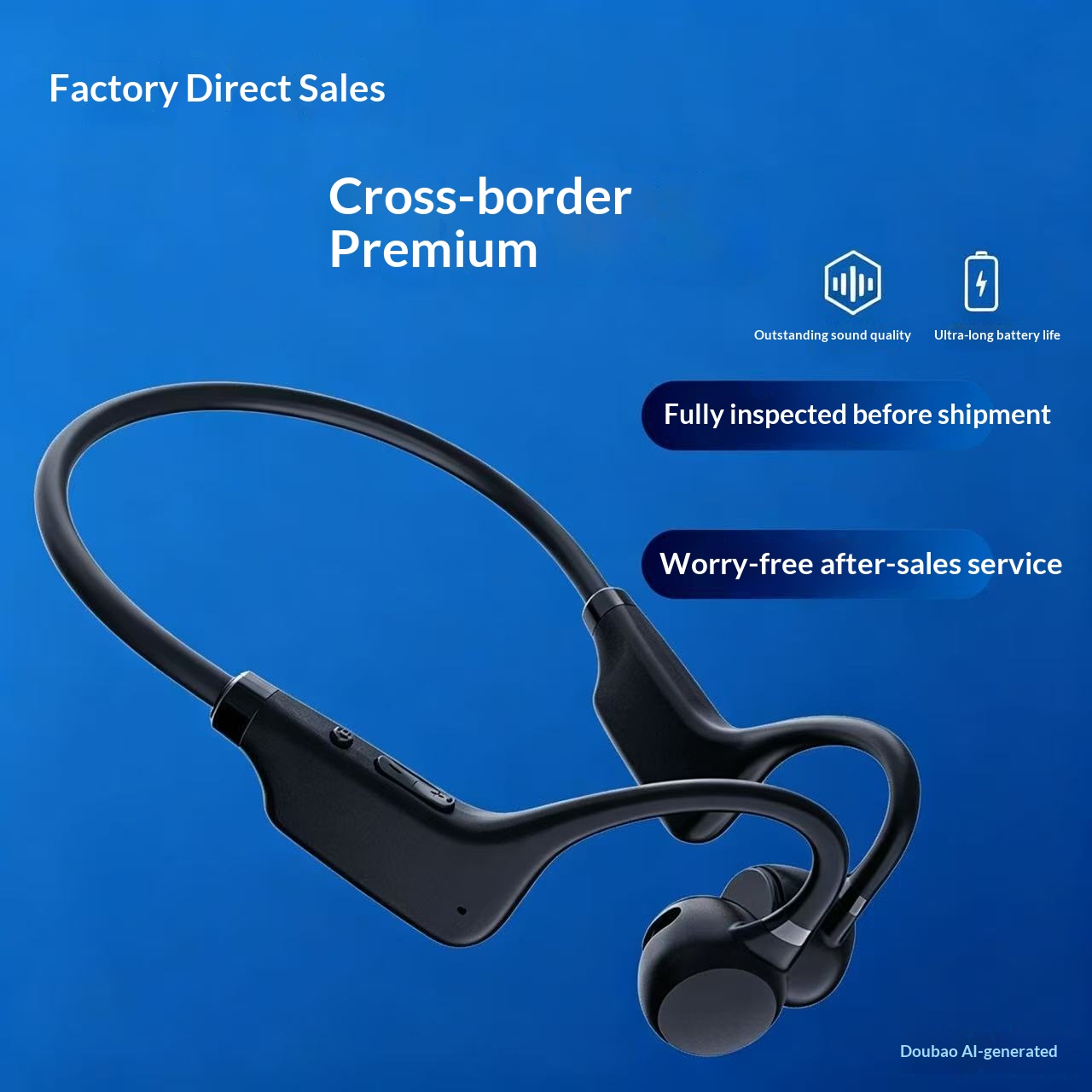 No Pain Card Insertion Long Battery Life Bone Conduction