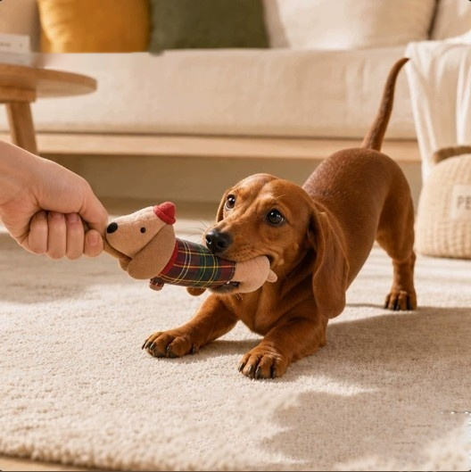 Plush Pet Dog Bite-resistant Teeth-grinding With Sound Effects detail photo 7