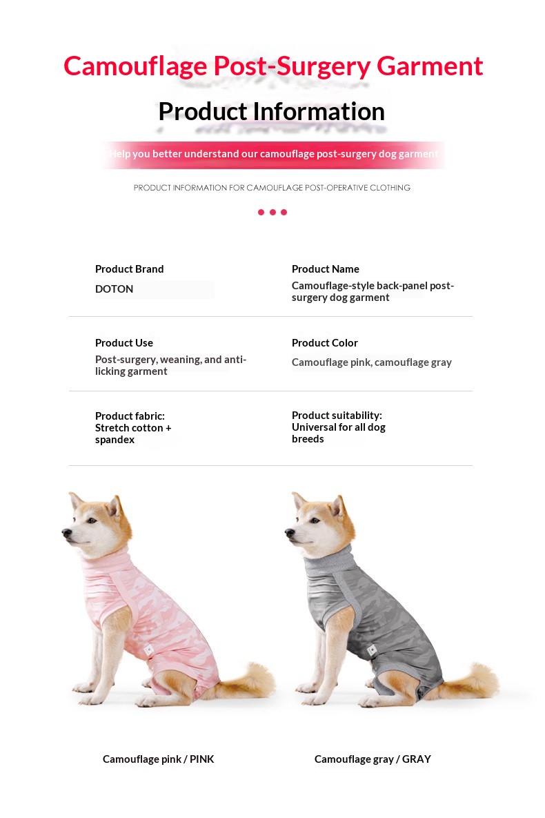 Summer Thin Dog Clothes High-elastic Sterilization Clothing detail photo 8