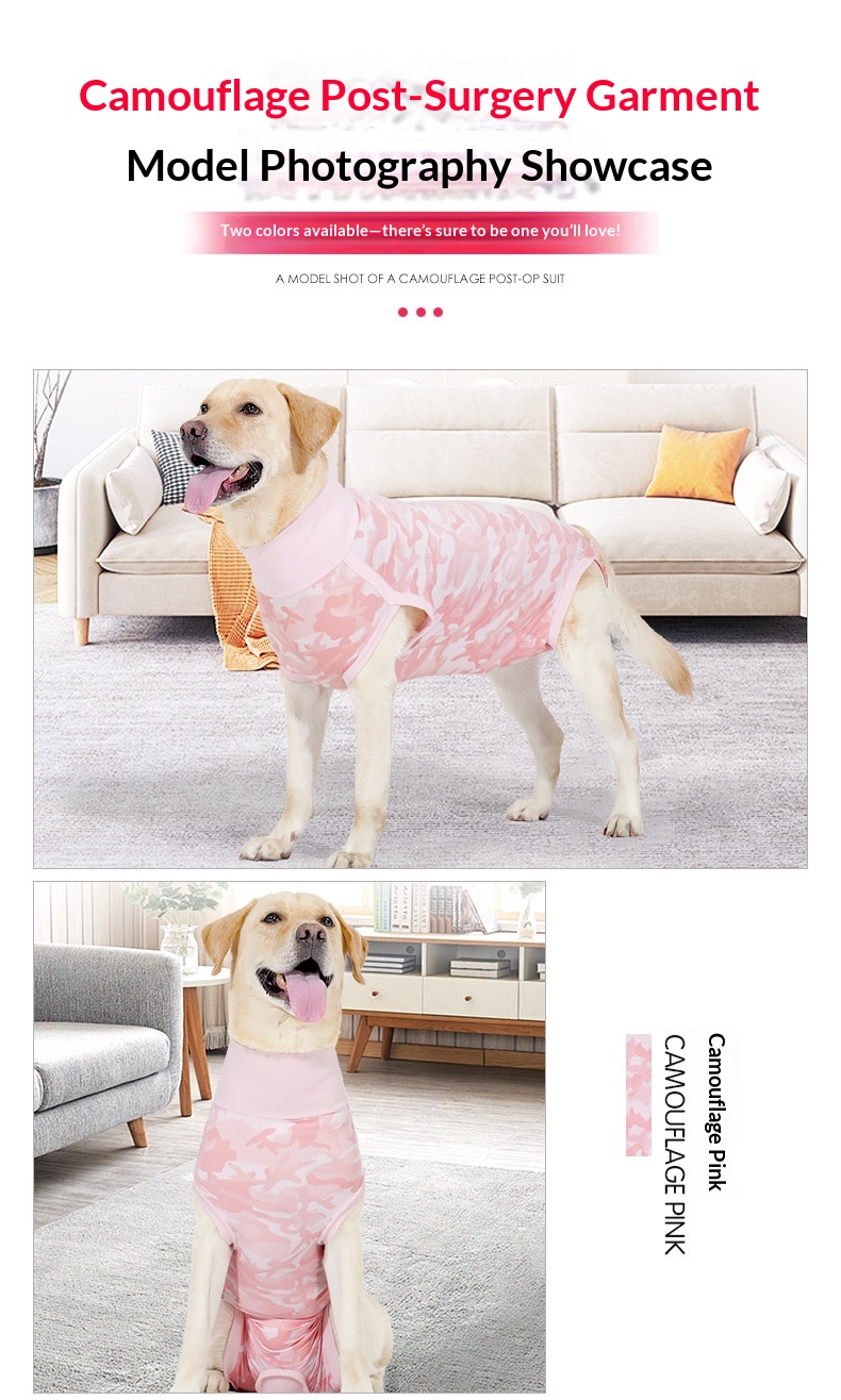 Summer Thin Dog Clothes High-elastic Sterilization Clothing detail photo 5
