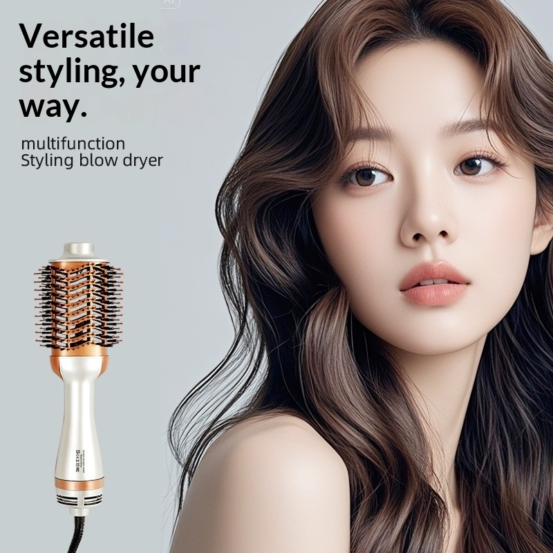 Non Heating Hot Air Hair Curling Multi Functional Hair Styling Comb - thumbnail