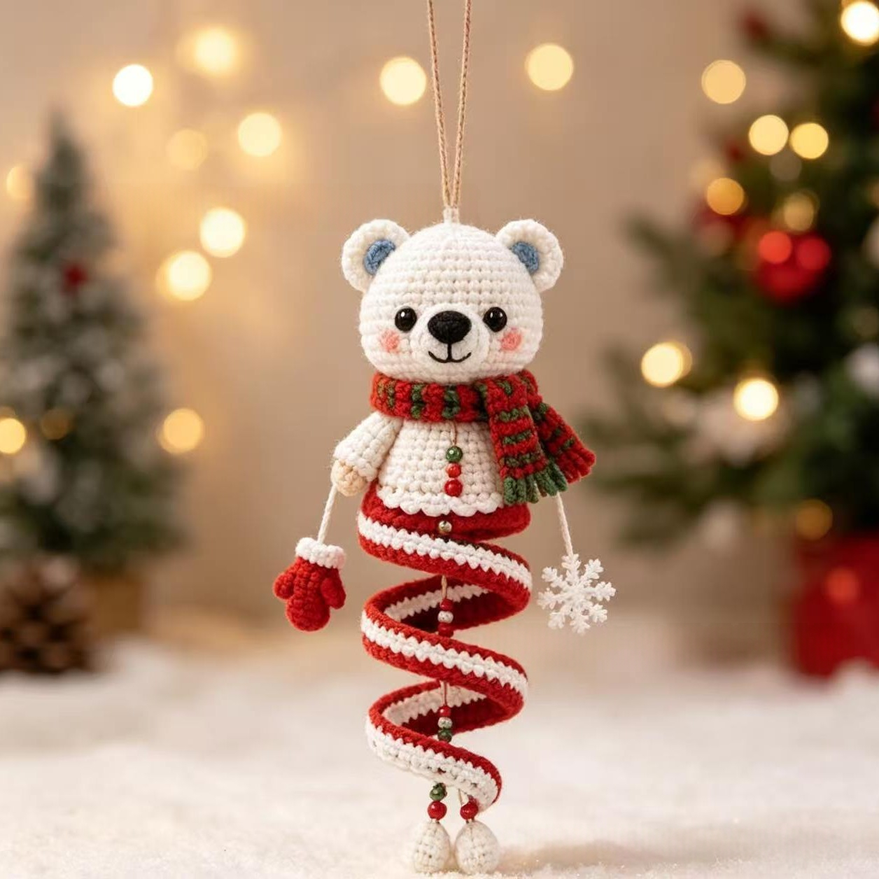 Crochet Snowman Ornament DIY Kit
