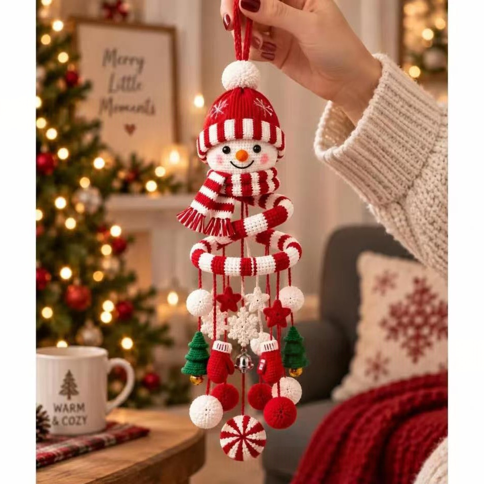 Crochet Snowman Ornament DIY Kit