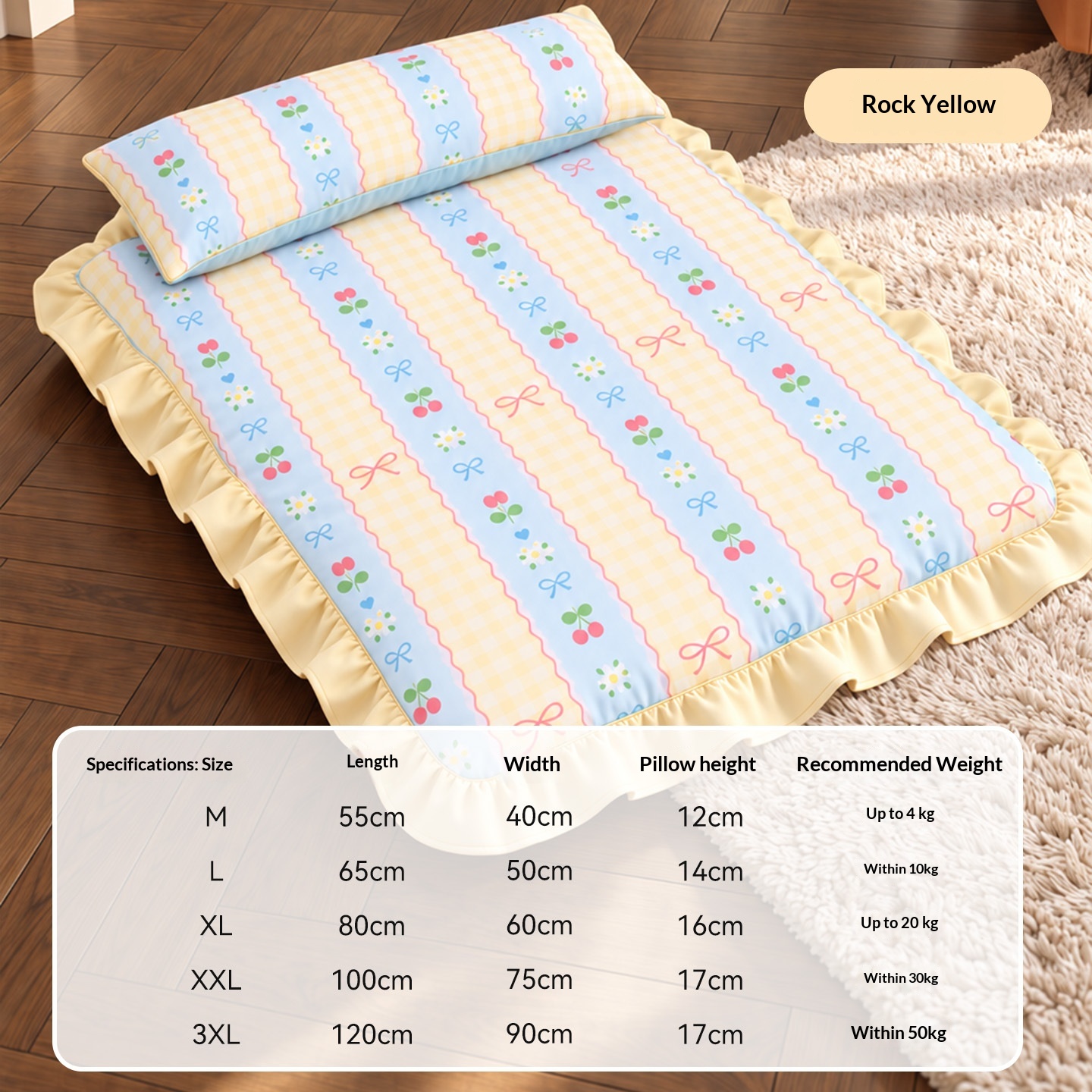 Universal Pet Sleeping Pad For Medium Large Soft Dog Bed For Golden Retriever Corgi All Season Use