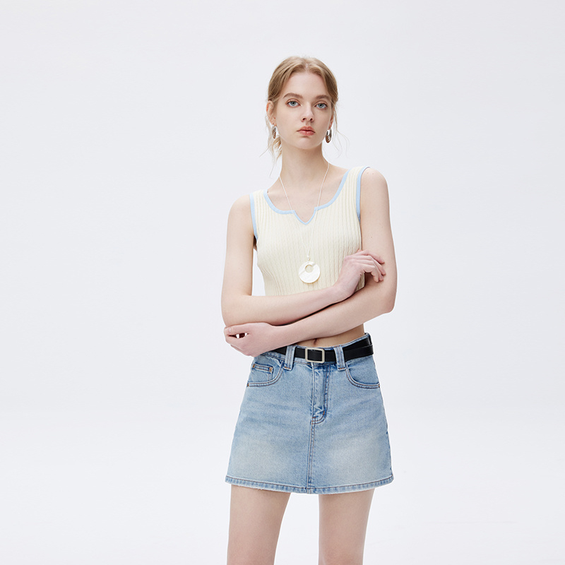 Fashionable And Versatile Slim-fit Skirt