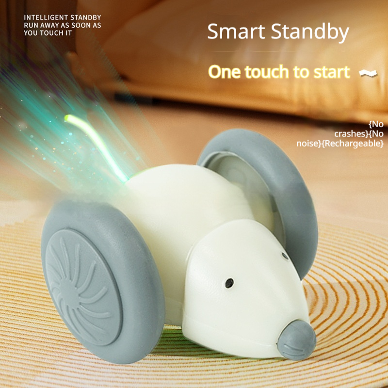 Electric Smart Cat Teaser Mouse Car alternate view